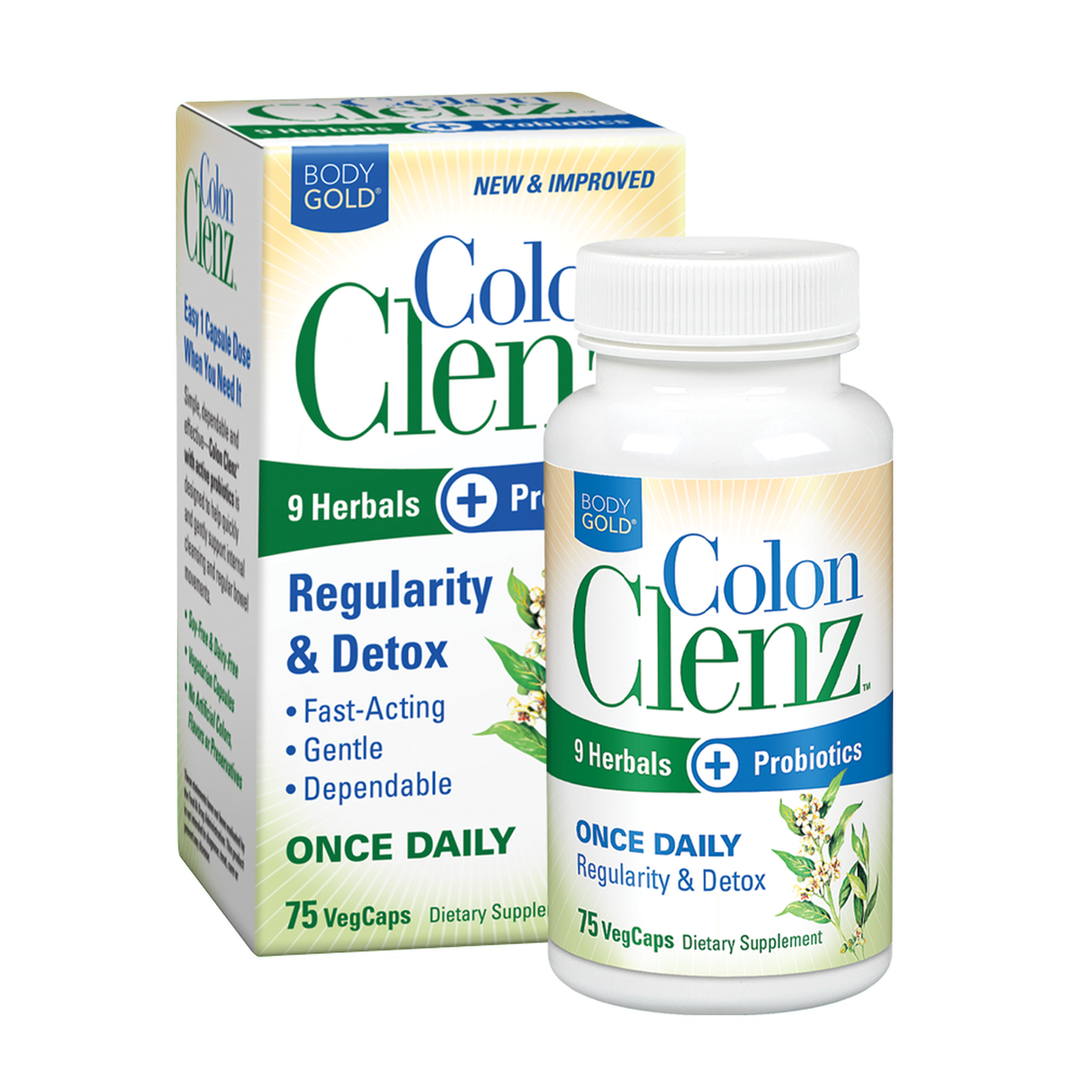 Body Gold Colon Clenz 75 Vcaps