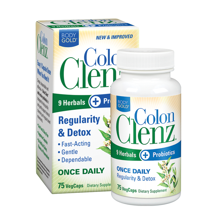 Body Gold Colon Clenz 75 Vcaps