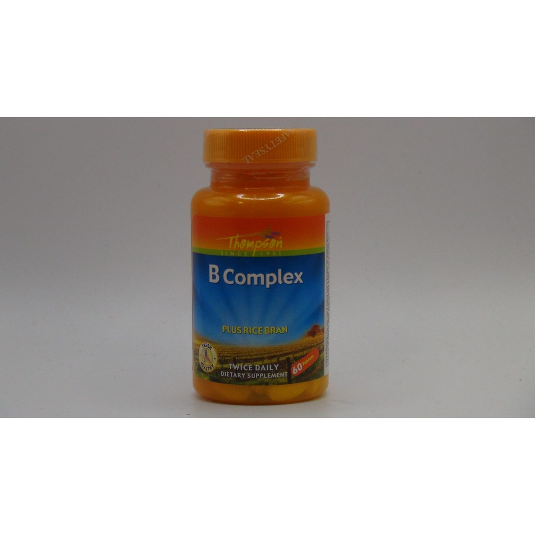 Thompson B Complex Plus Rice Bran 60 Tablets