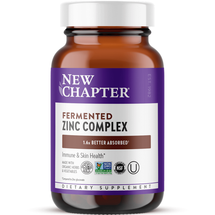 New Chapter Zinc Complex 90 Tablets