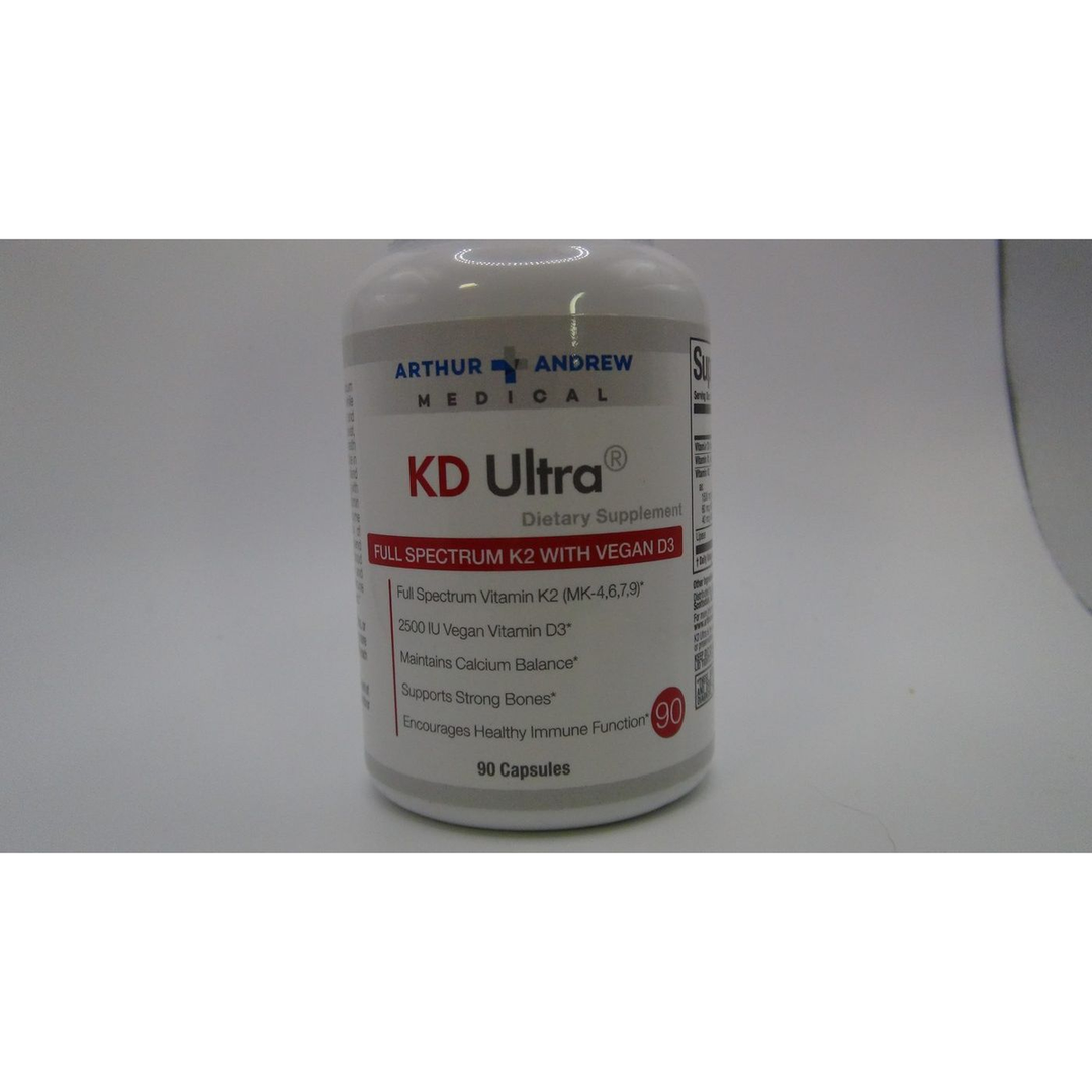 Arthur Andrew KD Ultra Full Specturm K2 &amp; Vegan D3 90 Capsules
