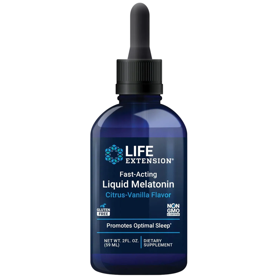 Life Extension Fast-Acting Liquid Melatonin Citrus Vanilla 2oz