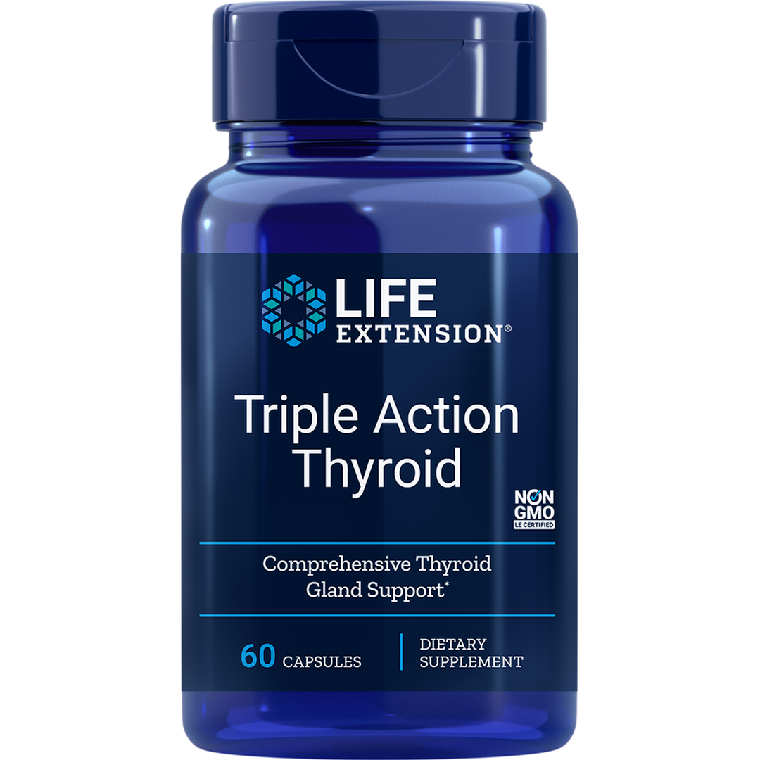 Life Extension Triple Action Thyroid 60 Vcaps - 2 Pack