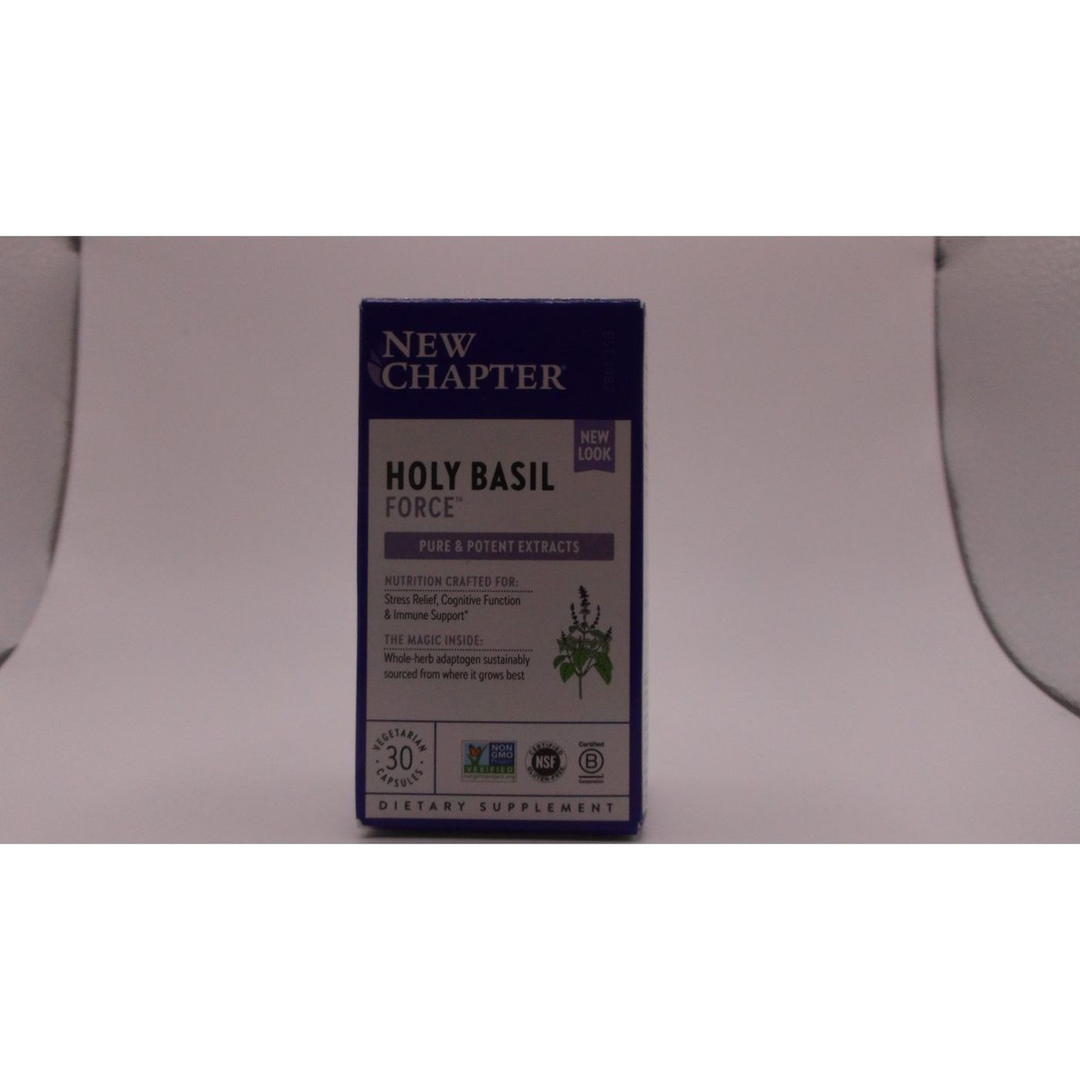 New Chapter - Holy Basil Force - 120 Vegetarian Capsules