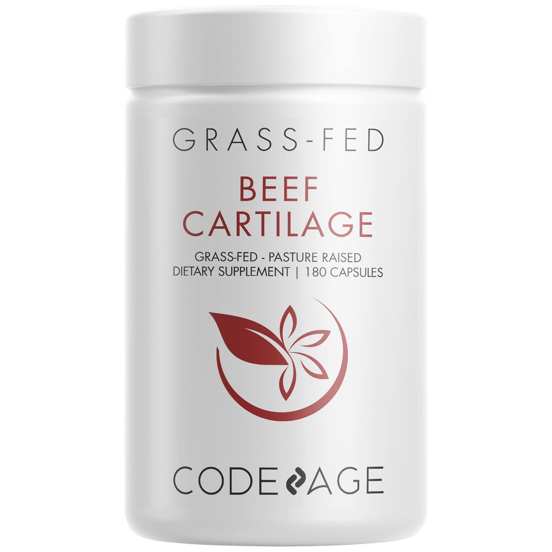 Codeage - Beef Cartilage Grass Fed & Pasture Raised - 180 Capsules