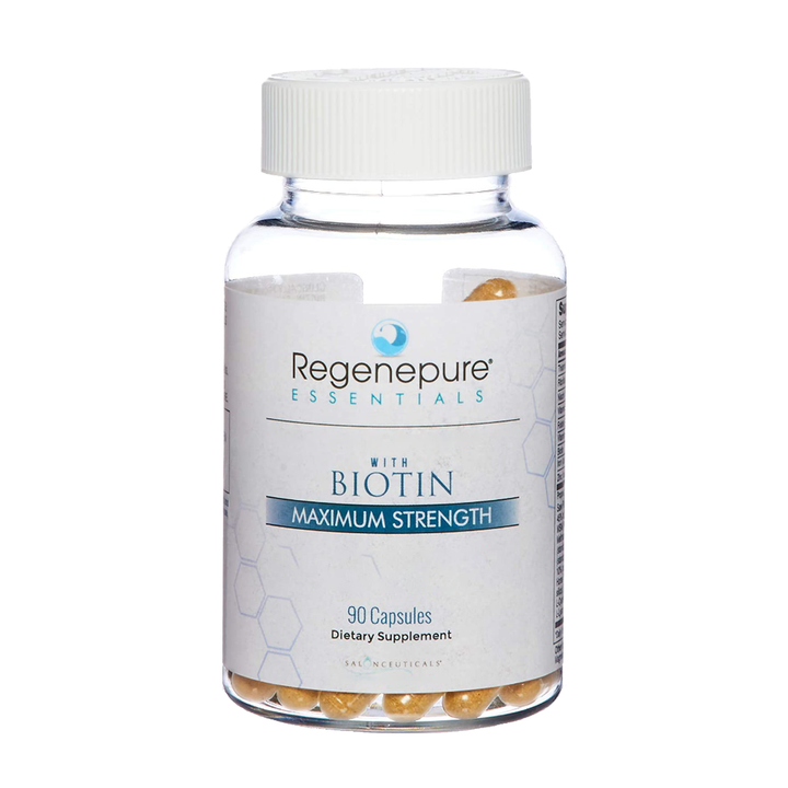 Regenepure - Advanced Hair Loss Formula with Biotin Maximum Strength - 90 Capsules