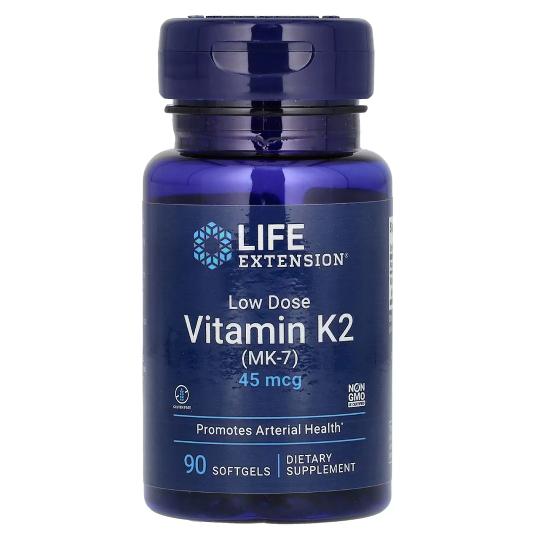 Life Extension Low Dose Vitamin K2 / MK-7 45mcg 90 Softgels