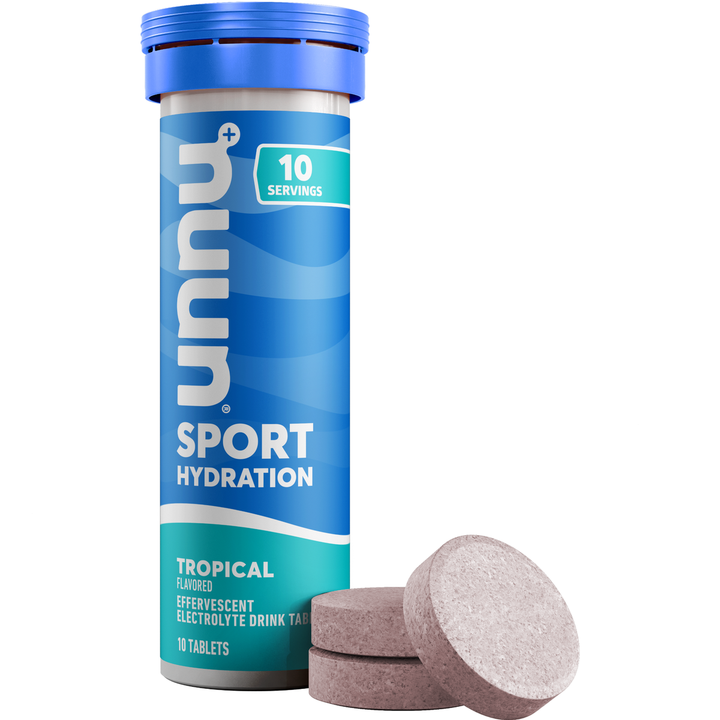 Nuun - Active Effervescent Electrolyte Supplement Tropical - 10 Tablets - 3 Pack