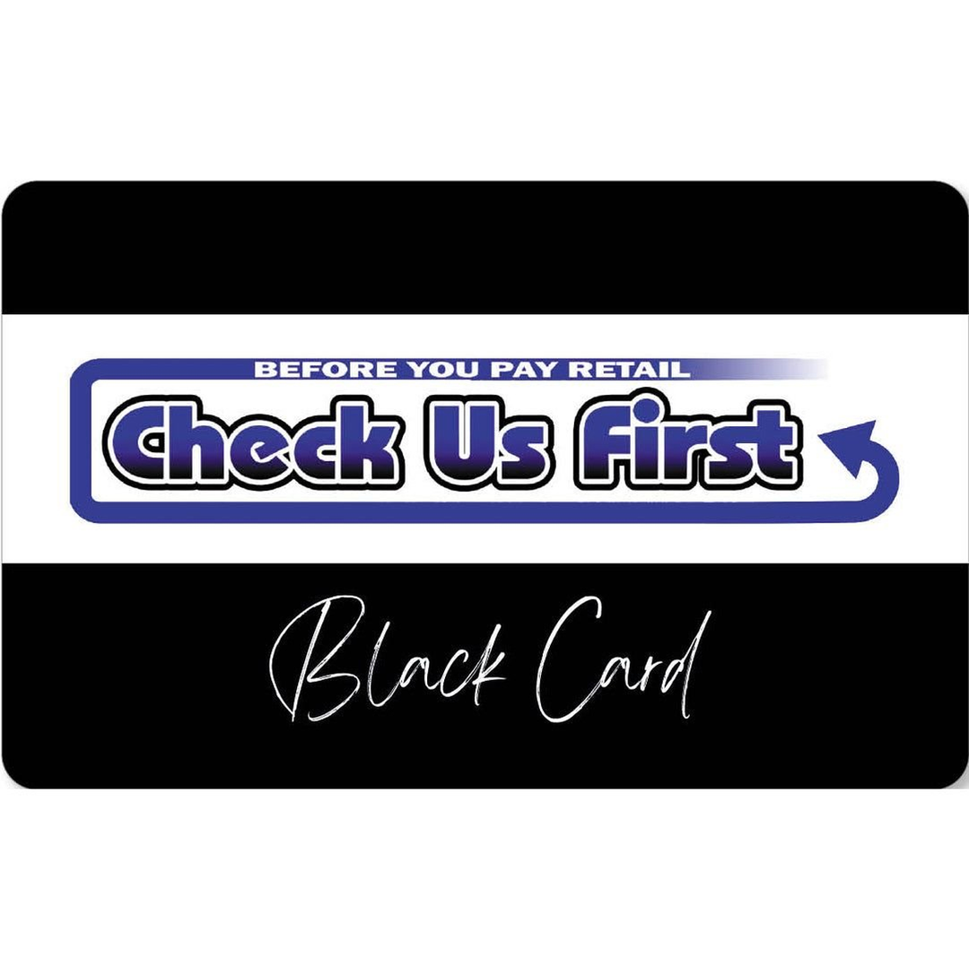 CheckUsFirst+ Black Card 10% Over Invoice Subscription -  Monthly