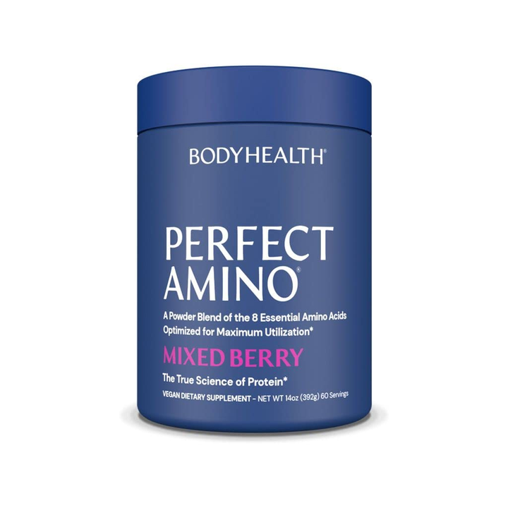 BodyHealth PerfectAmino Powder Mixed Berry 60 Servings 392 Grams