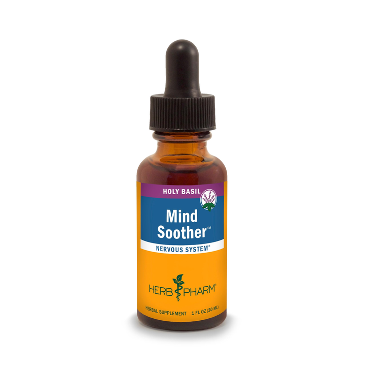 Herb Pharm Anxiety Soother Liquid Herbal Formula with Kava Extract and Holy Basil Essential Oil for Mild and Occasional Anxiety Support - 1 Ounce