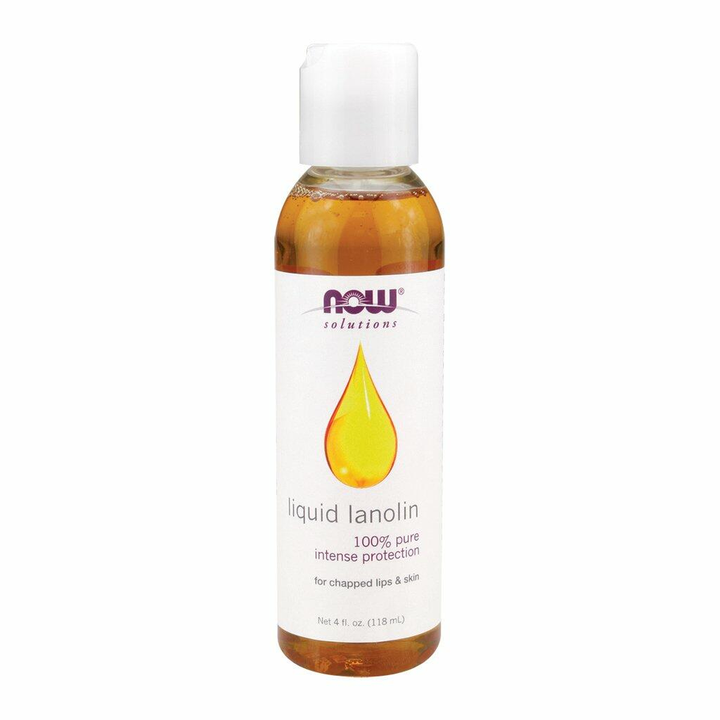 NOW Liquid Lanolin Pure, 4-Ounce (Pack Of 2)
