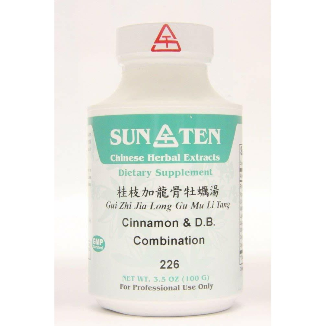 Sun Ten - Cinnamon &amp; Dragon Bone COMBINA GUI Zhi Jia Long Gu Mu Li Tang Concentrated Granules 100g 226