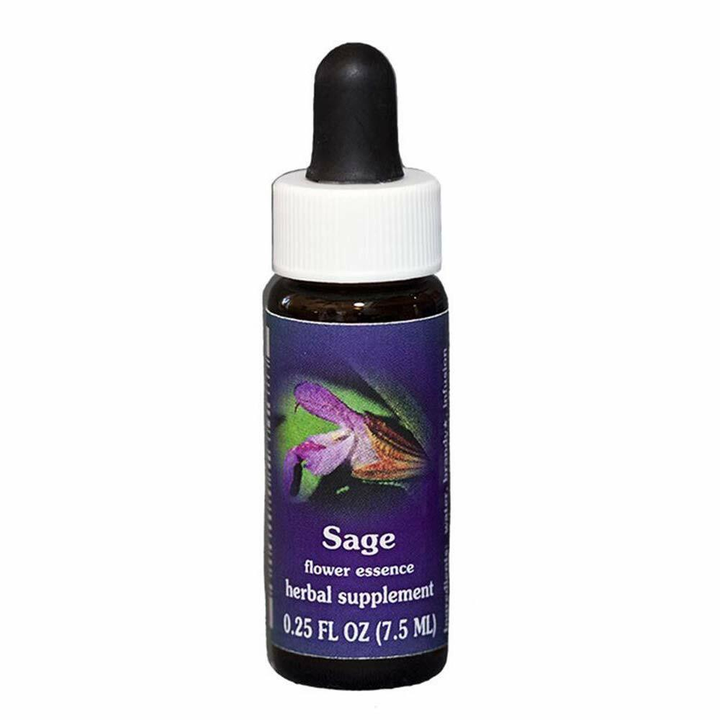 Flower Essence Services Herbal Supplements Essence, Sage, 0.25 Ounce