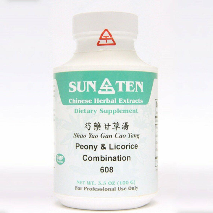 SunTen Peony &amp; Licorice Combination 608 Granules (shao yao gan cao Tang)