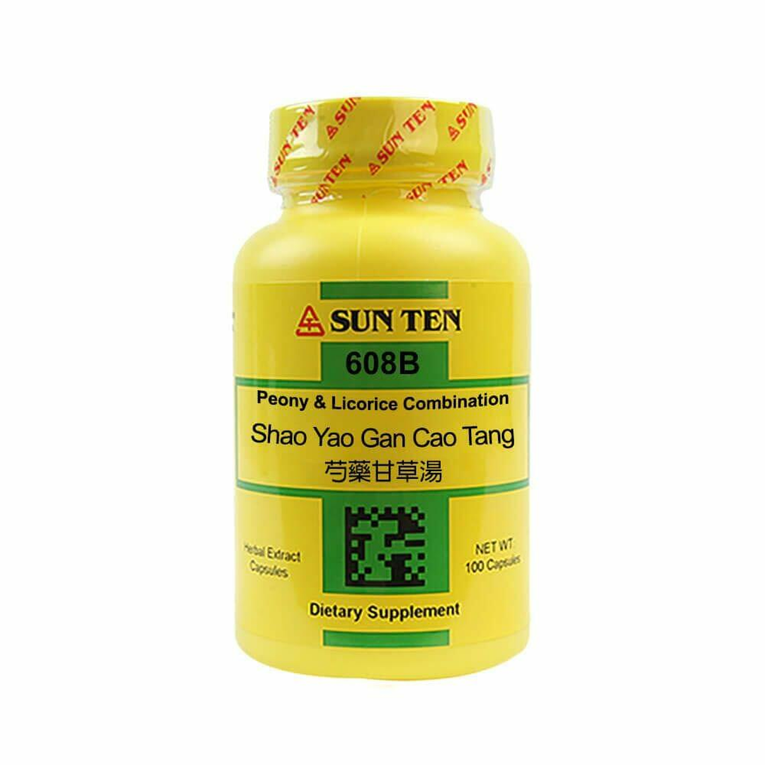 Sun Ten - Peony &amp; Licorice Combination Capsules / Shao Yao Gan Cao Tang / 芍藥甘草湯