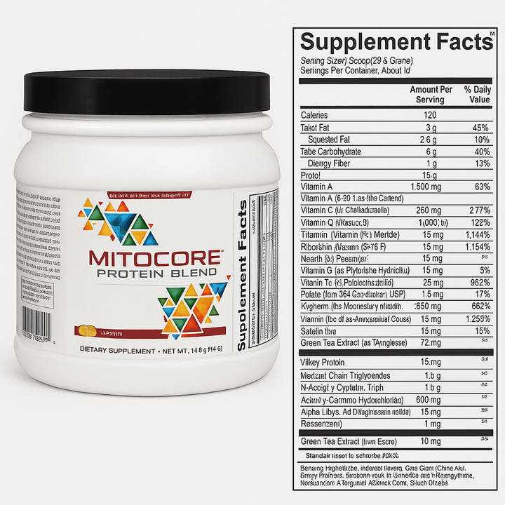 Ortho Molecular MitoCORE® Protein Blend Lemon 14 servings