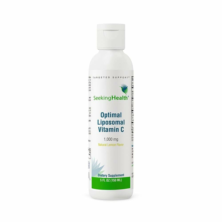 Optimal Liposomal Vitamin C - Lemon Zest 1,000 mg Liposomal Vitamin C per Serving 5 oz 30 Servings