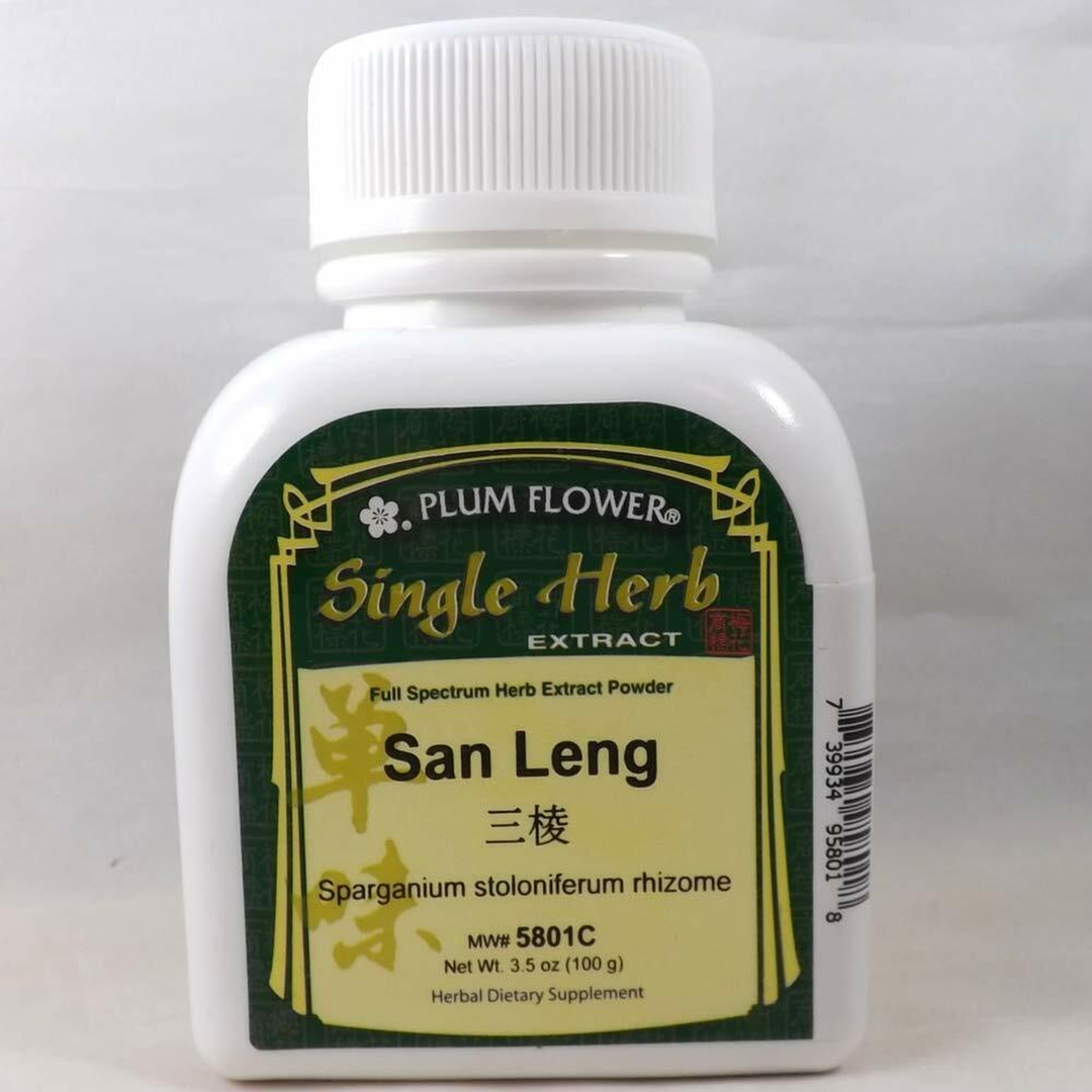 Bur Reed Root/San Leng/Sparganium Simplex Extract Powder 100 Grams Plum Flower