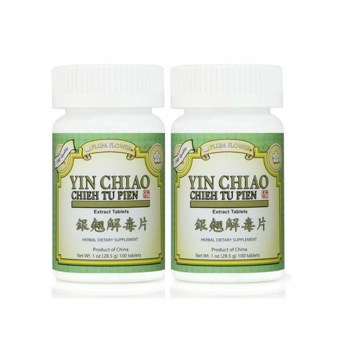 Plum Flower Yin Chiao Chieh Tu Extract, 100 Tablets (2-Pack)