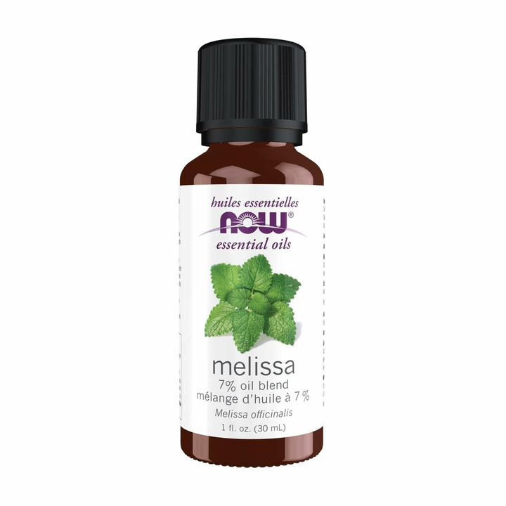 NOW Essential Oils, Melissa (Lemon Balm) Oil Blend, 1 fl. oz.