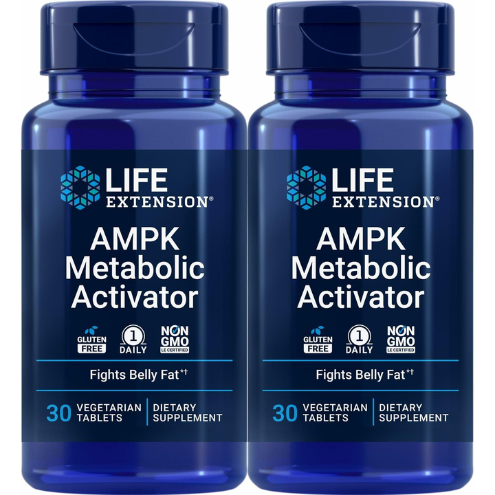Life Extension AMPK Metabolic Activator 30 Tablets (Pack of 2)