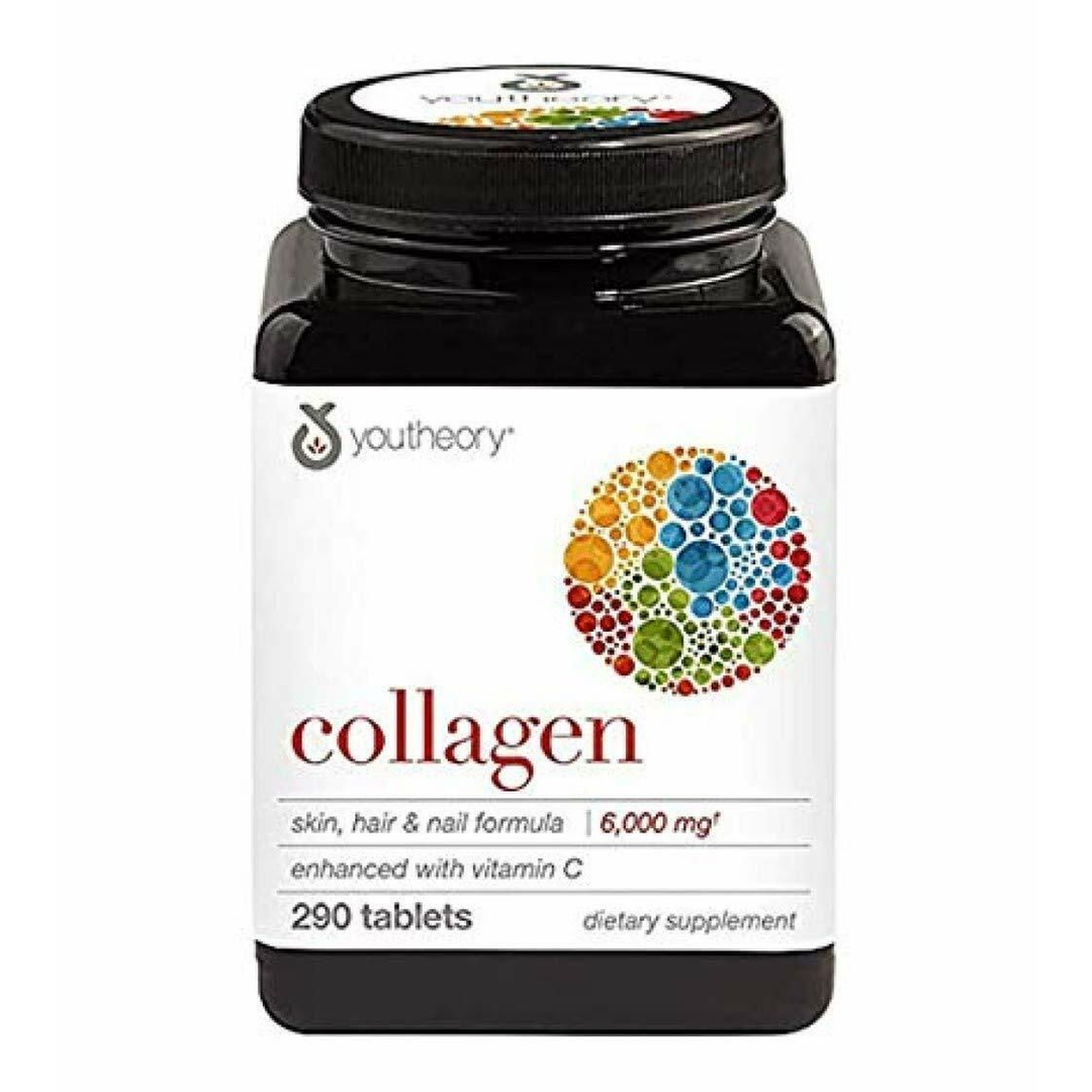 Youtheory Collagen - Type 1 and 2 and 3-290 Tablets