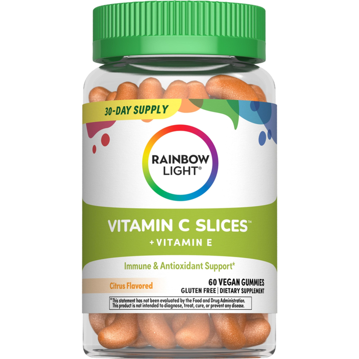 Rainbow Light Vitamin C Gummies with Vitamin E 60 Count