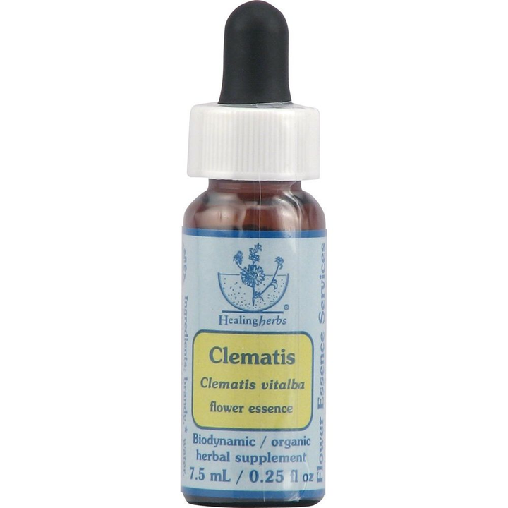 Flower Essence Services Supplement Dropper, Clematis, 0.25 Fluid Ounce