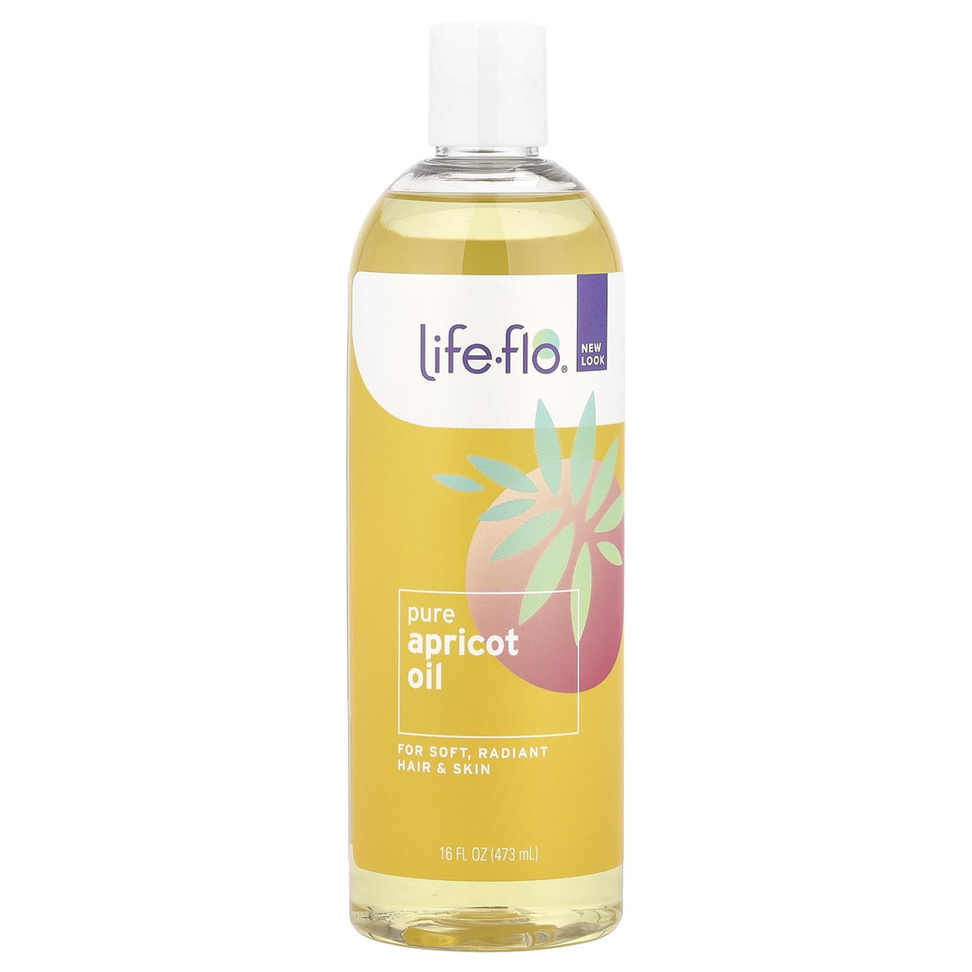 LIFE-FLO Carrier Oil 16oz (Pure Apricot Oil)