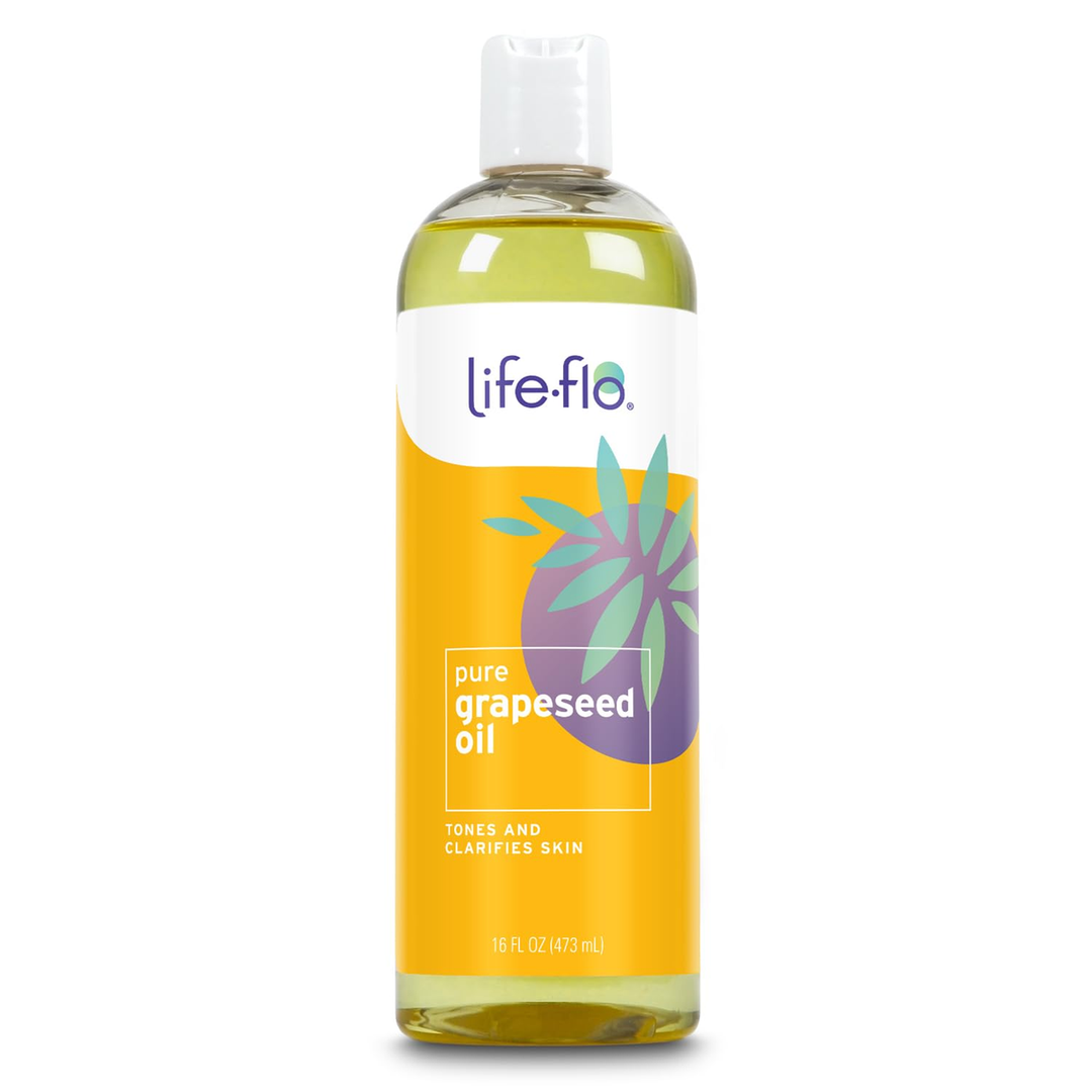 LIFE-FLO Carrier Oil 16oz (Pure Grapeseed Oil)