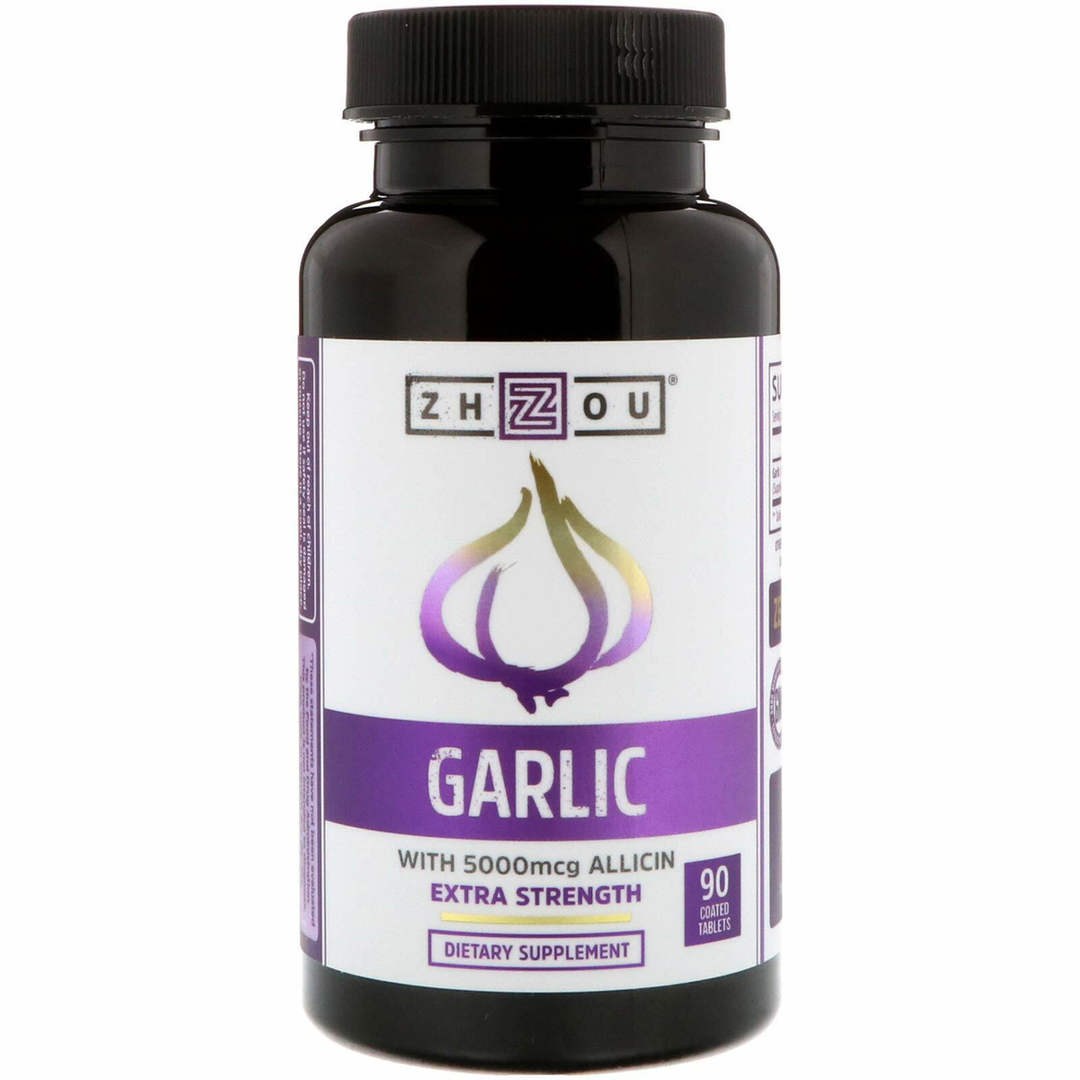 ZHOU NUTRITION Extra Strength Garlic, 90 CT
