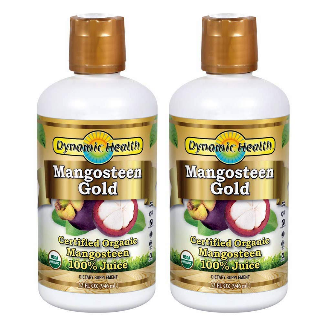 Mangosteen Gold 100% Pure Dynamic Health 32 oz Liquid