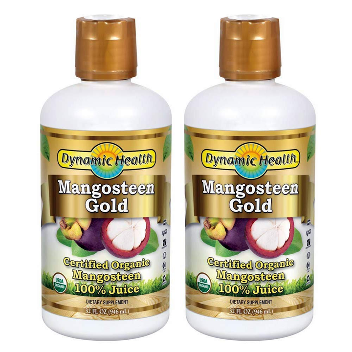 Mangosteen Gold 100% Pure Dynamic Health 32 oz Liquid