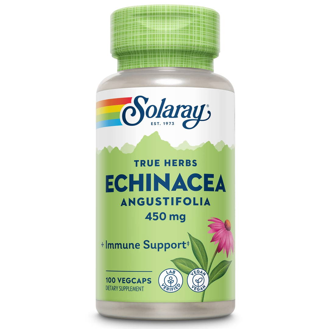 SOLARAY Echinacea Angustifolia Root 450 mg 100 VegCaps