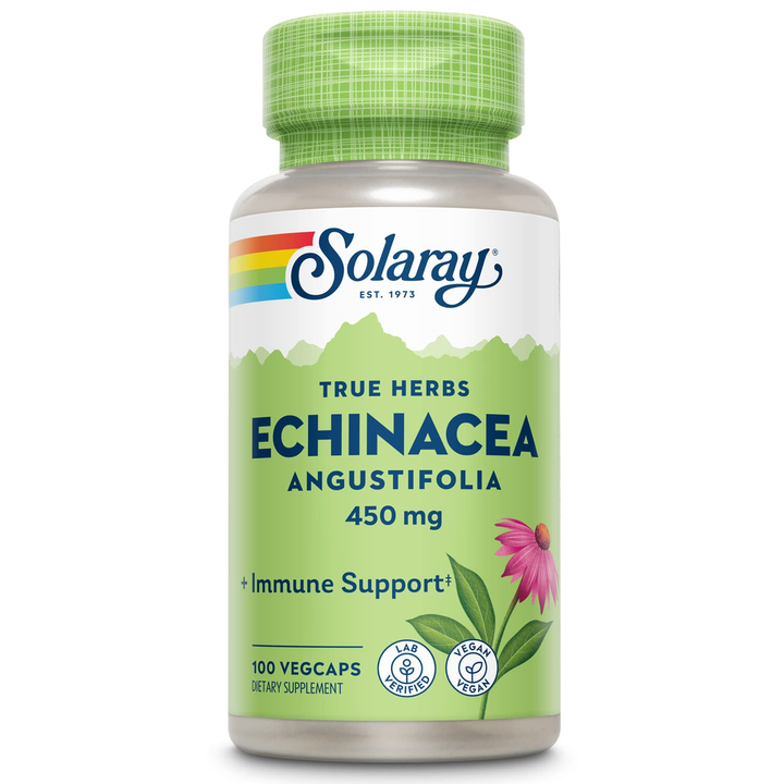 SOLARAY Echinacea Angustifolia Root 450 mg 100 VegCaps