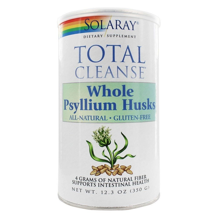 Solaray Total Cleanse Whole Psyllium Husks Unflavored - 350 g