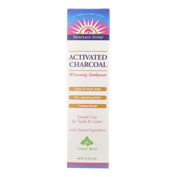 Heritage Store Toothpaste - Mint - Case of 4-5.1 oz.