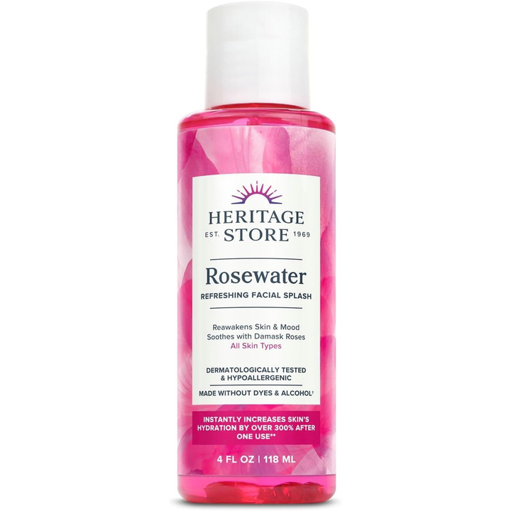 Heritage Store Rosewater 4 oz (Multi-Pack)