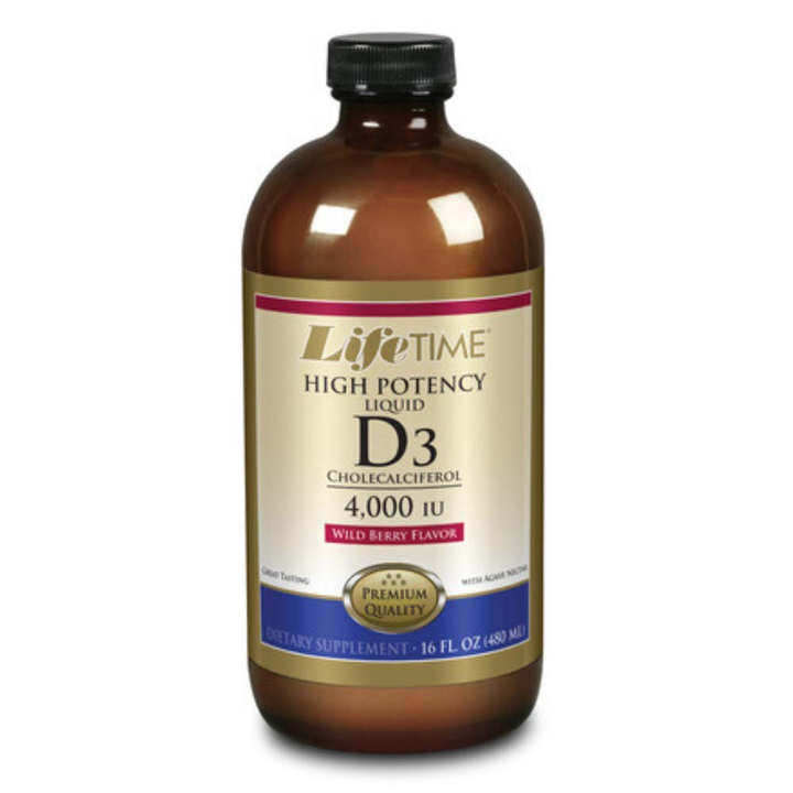 LIFETIME Vitamin D-3 16 oz 4000 iu Liquid Mixed Berry