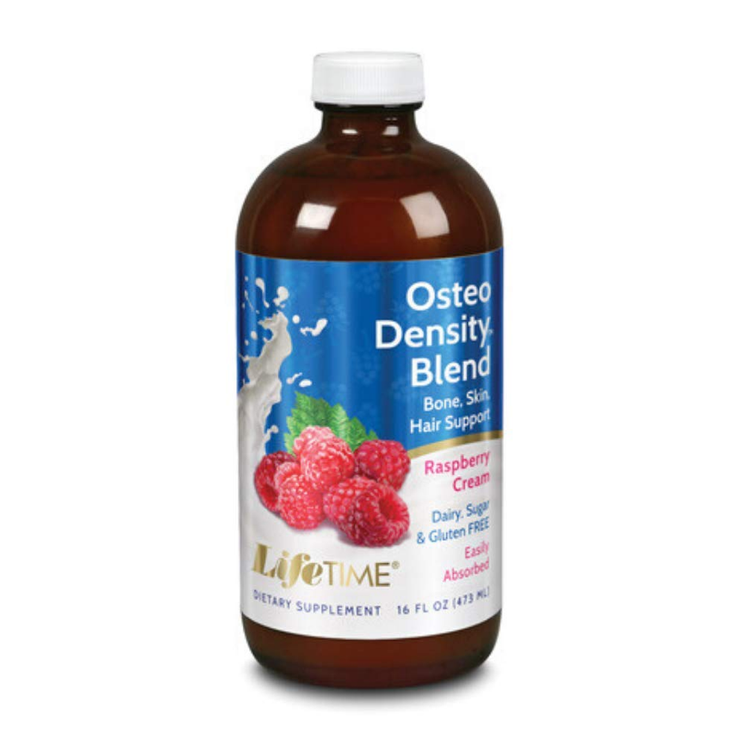 LIFETIME Osteo Density Blend, Liquid, Raspberry (Btl-Glass) 16oz
