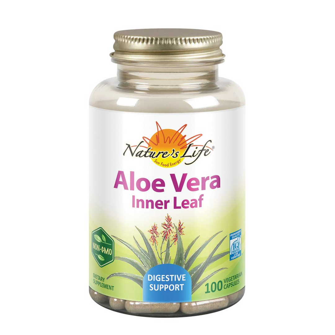 Nature's Life Aloe Vera Inner Leaf 100 Veg Caps