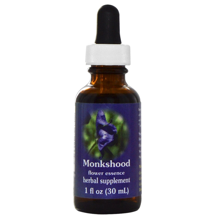 Flower Essence Range of Light Monkshood Supplement Dropper - 1 fl oz
