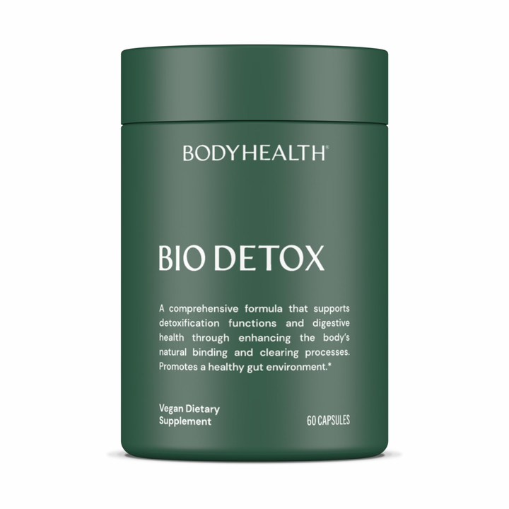 BodyHealth Bio Detox 300mg - Zeolite &amp; Terra Clay Complex - Natural Detox Support with Fulvic &amp; Humic Acids for Gut Balance and Cellular Protection - 60 Capsules