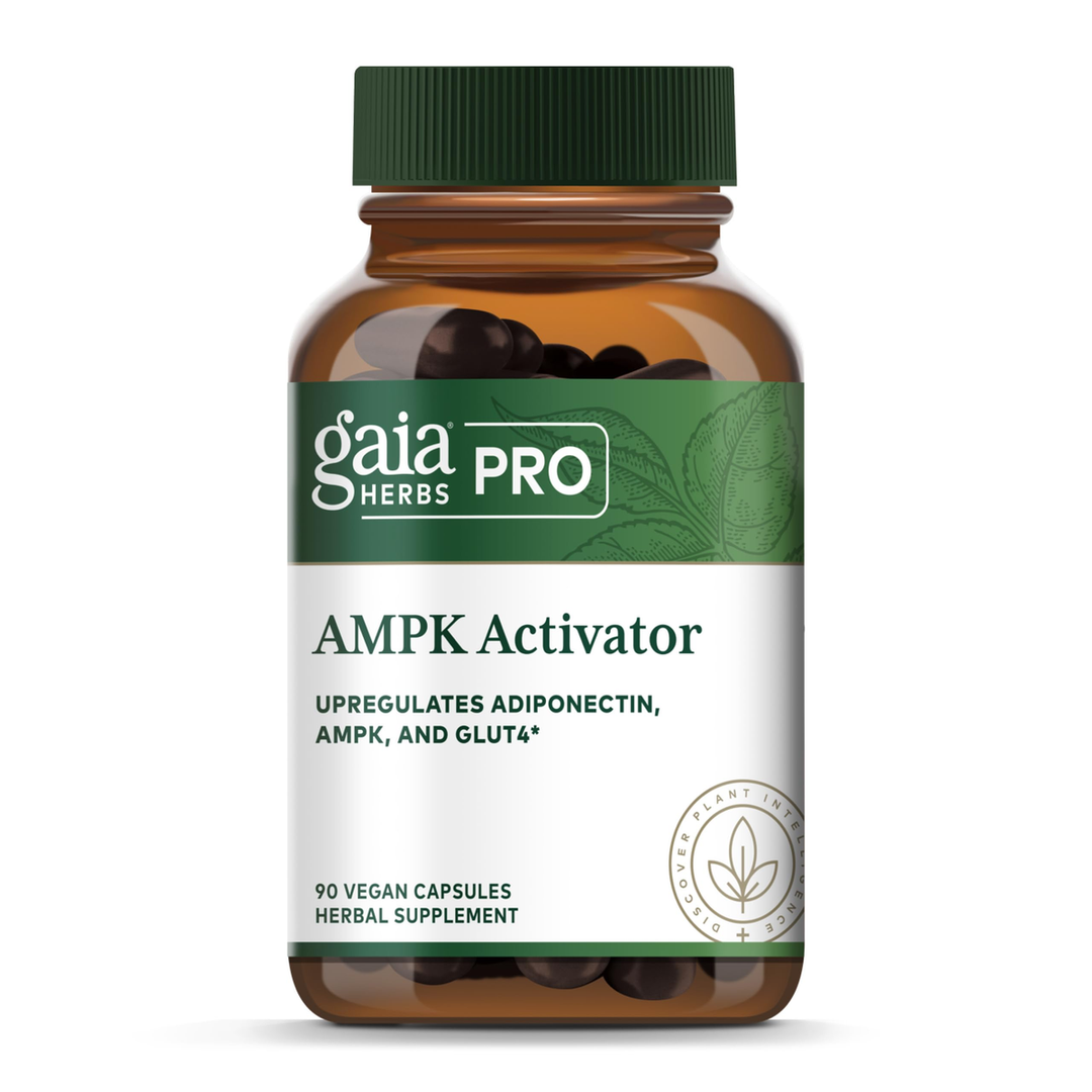 GAIA HERBS PRO AMPK Activator - Contains Astragalus, Notoginseng &amp; Wellemon - Caffeine-Free - 90 Vegan Capsules