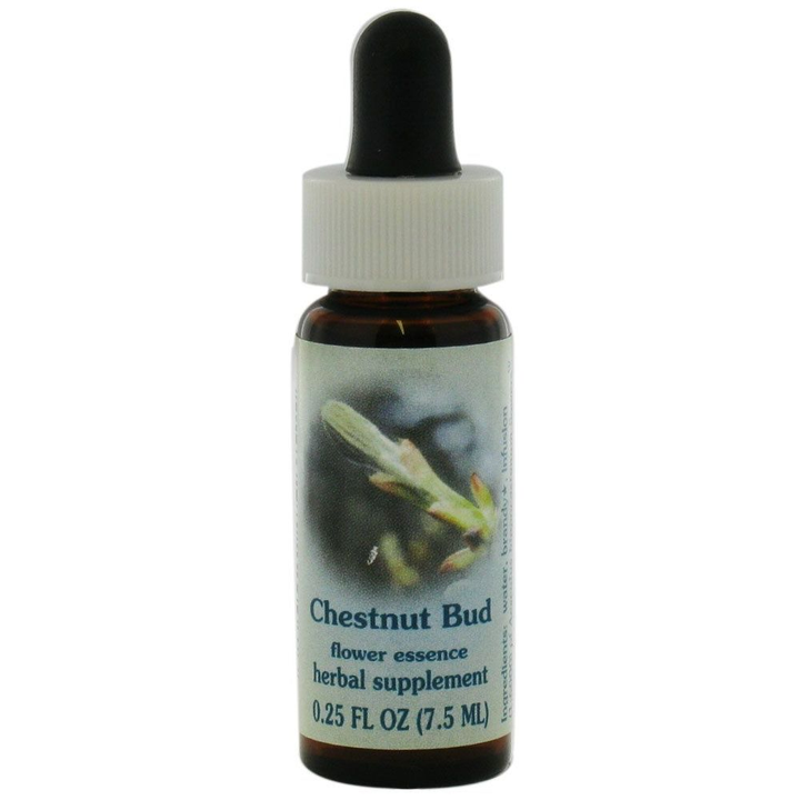 Flower Essence Services Supplement Dropper, Chestnut Bud, 0.25 Fluid Ounce