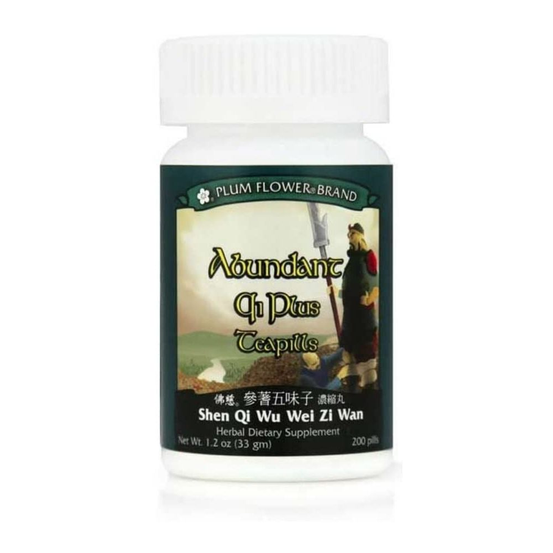 Plum Flower Abundant Qi Plus Teapills- MW3703- Shen Qi Wu Wei Zi Wan