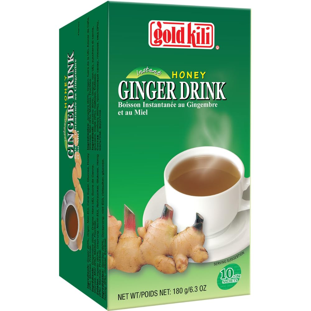 Plum Flower Gold Kili Instant Ginger Beverage, 6.3 Ounce