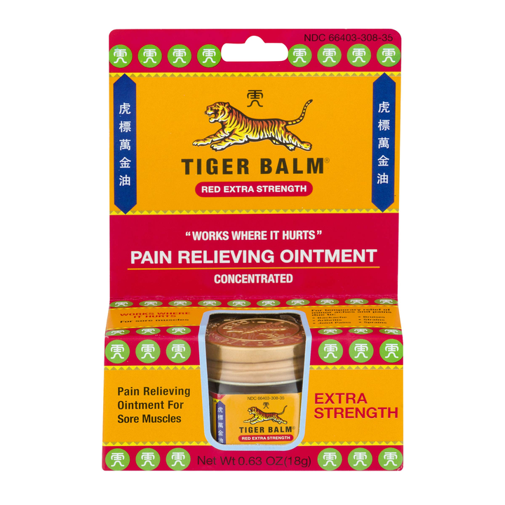 Plum Flower Tiger Balm Tiger Balm X Strng Red 18 Grm