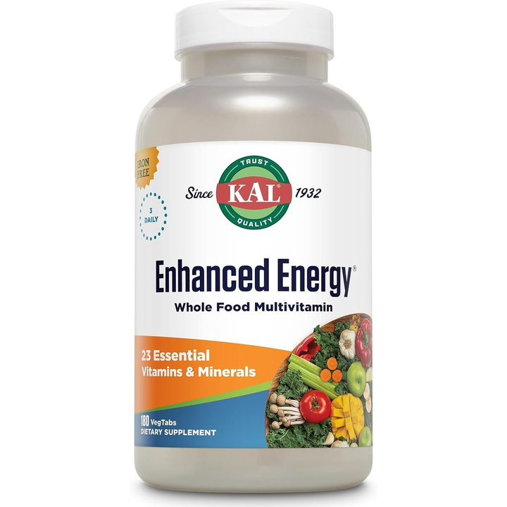 Solaray Spectro Multivitamin with Iron Cal/Mag, Energizing Greens &amp; Herbs with Digestive Enzymes (60 Serv, 360 CT)